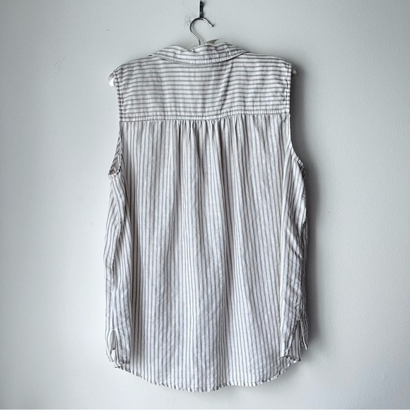 Style & Co sleeveless pullover cotton linen top Sz XL - Picture 3 of 5